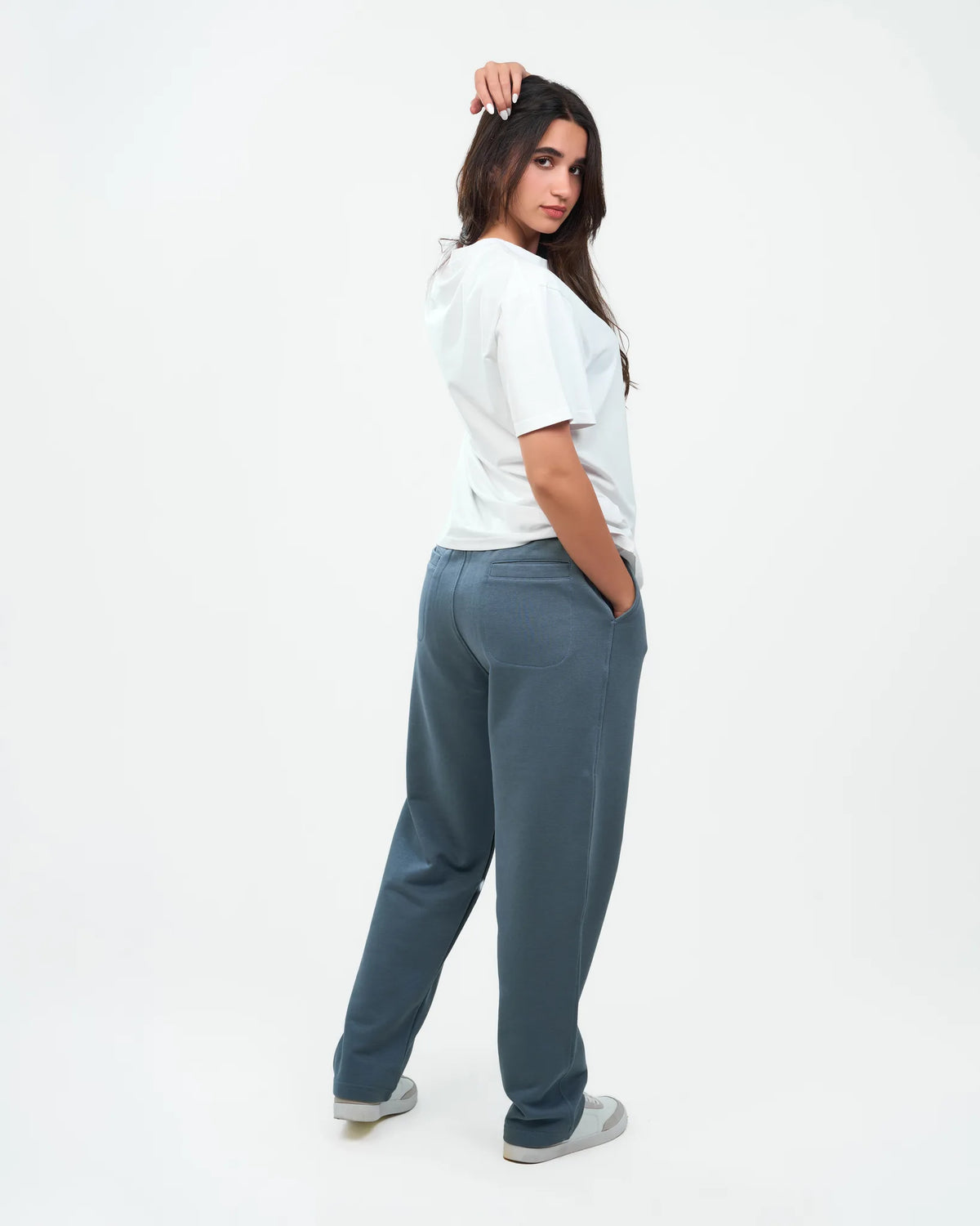 Slate Straight-Leg Jogger Pants