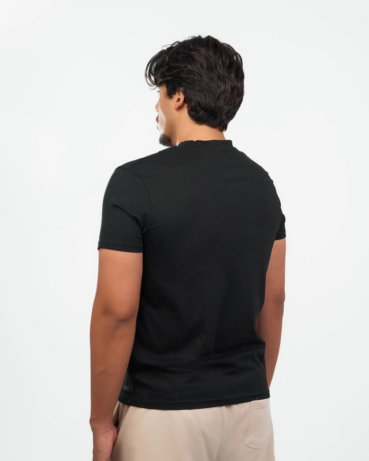 Black Classic Emblem T-Shirt detail view 2