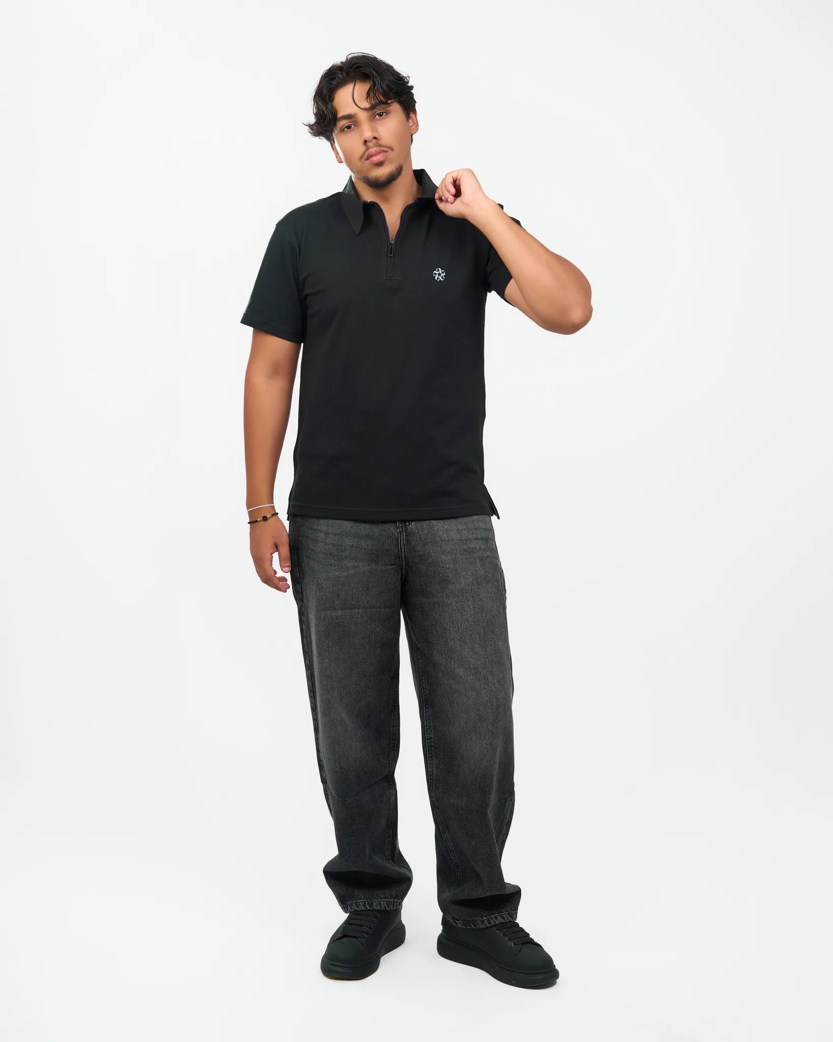 Black Classic Polo Shirt product view