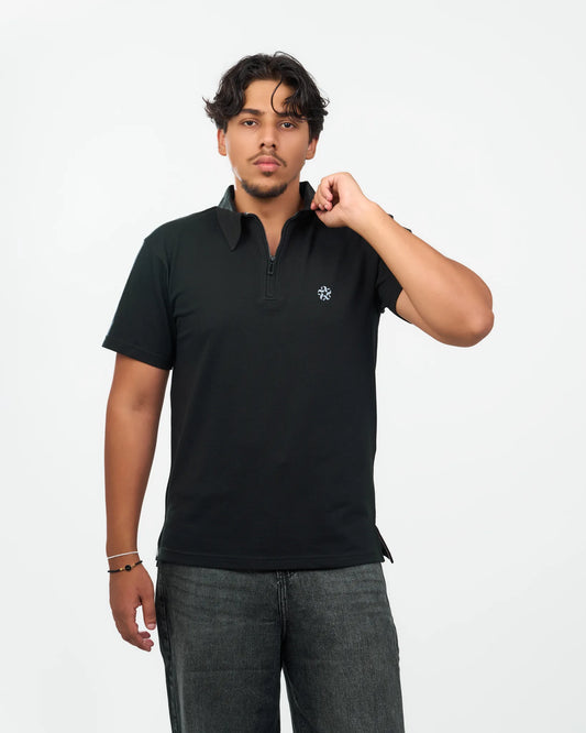 Black Classic Polo Shirt alternate view