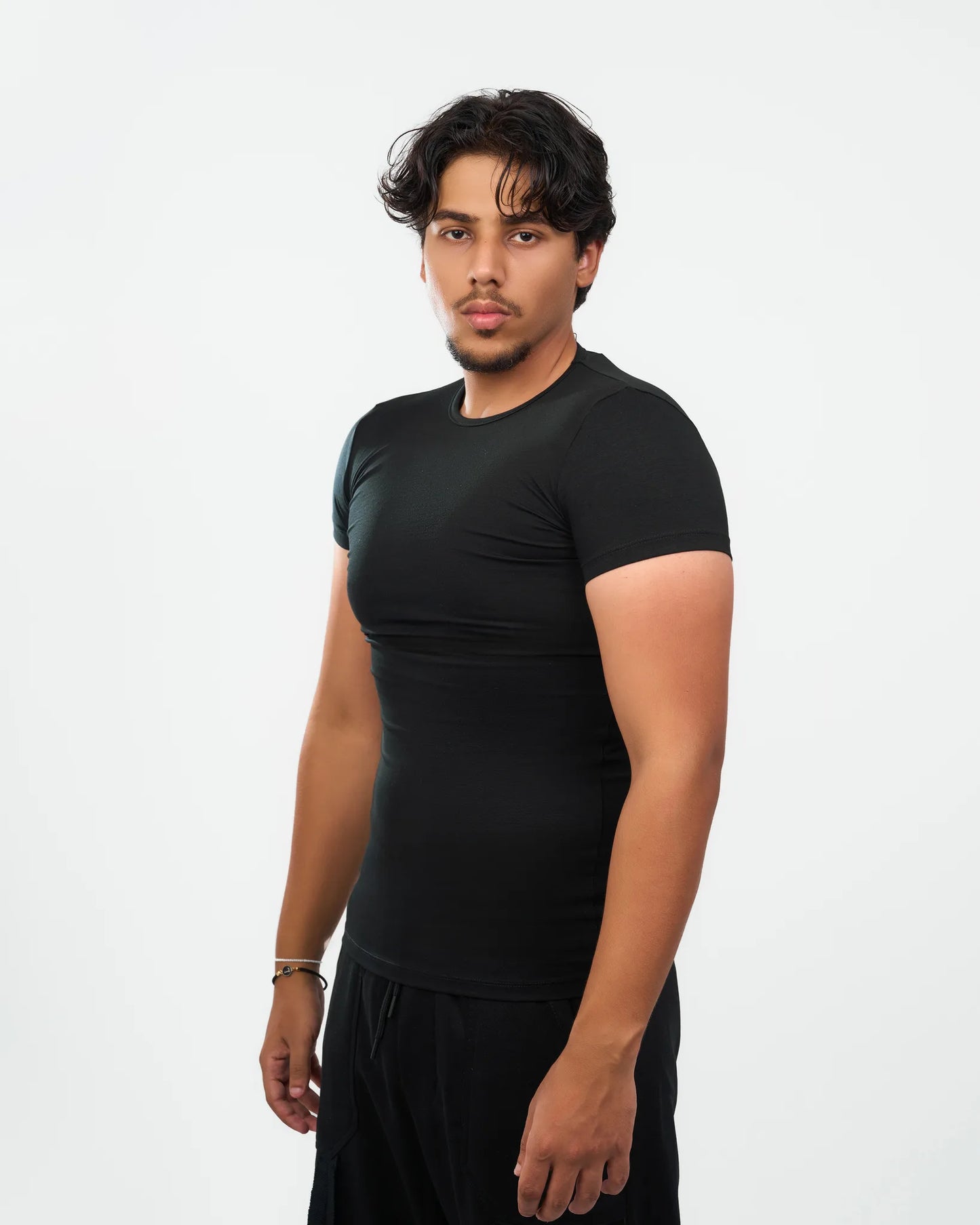 Black Essential Slim T-Shirt alternate view