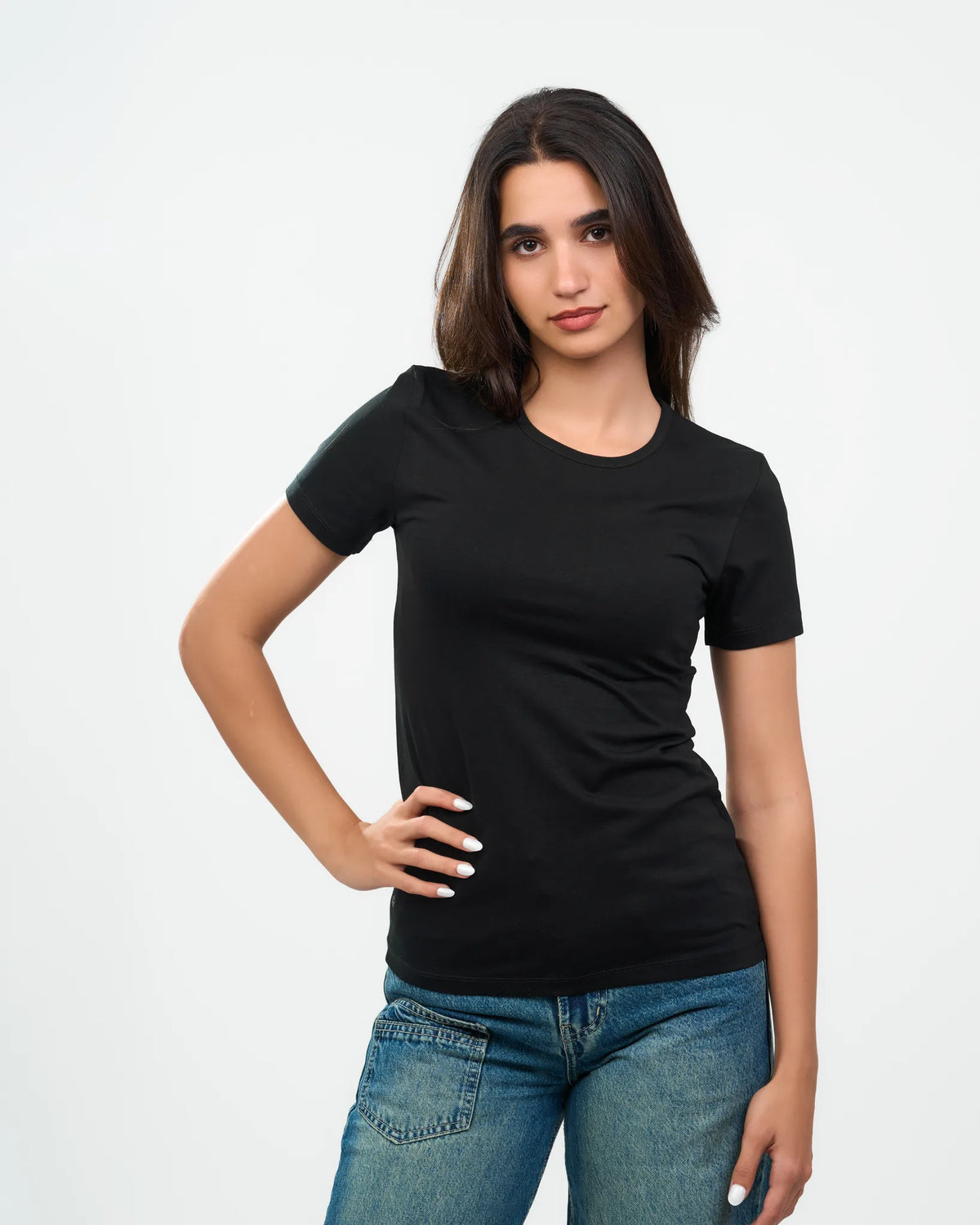 Black Fitted Everyday T-Shirt alternate view