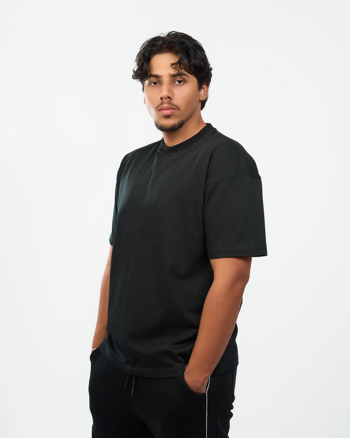 Black Relaxed Everyday T-Shirt alternate view