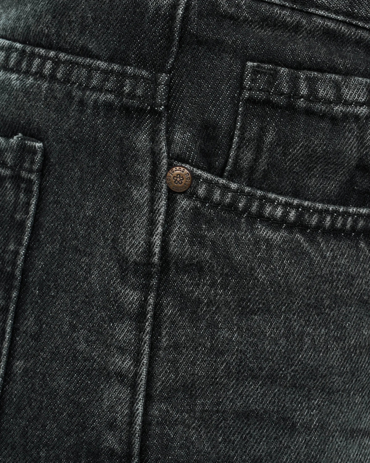 Black Wash Denim Jeans alternate view