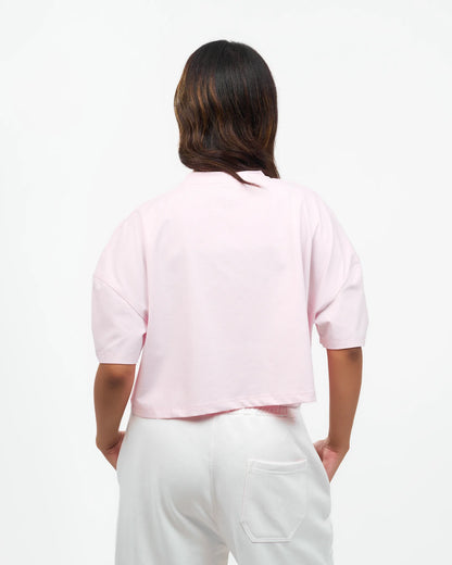 Blush Graphic Cropped T-Shirt detail view 2