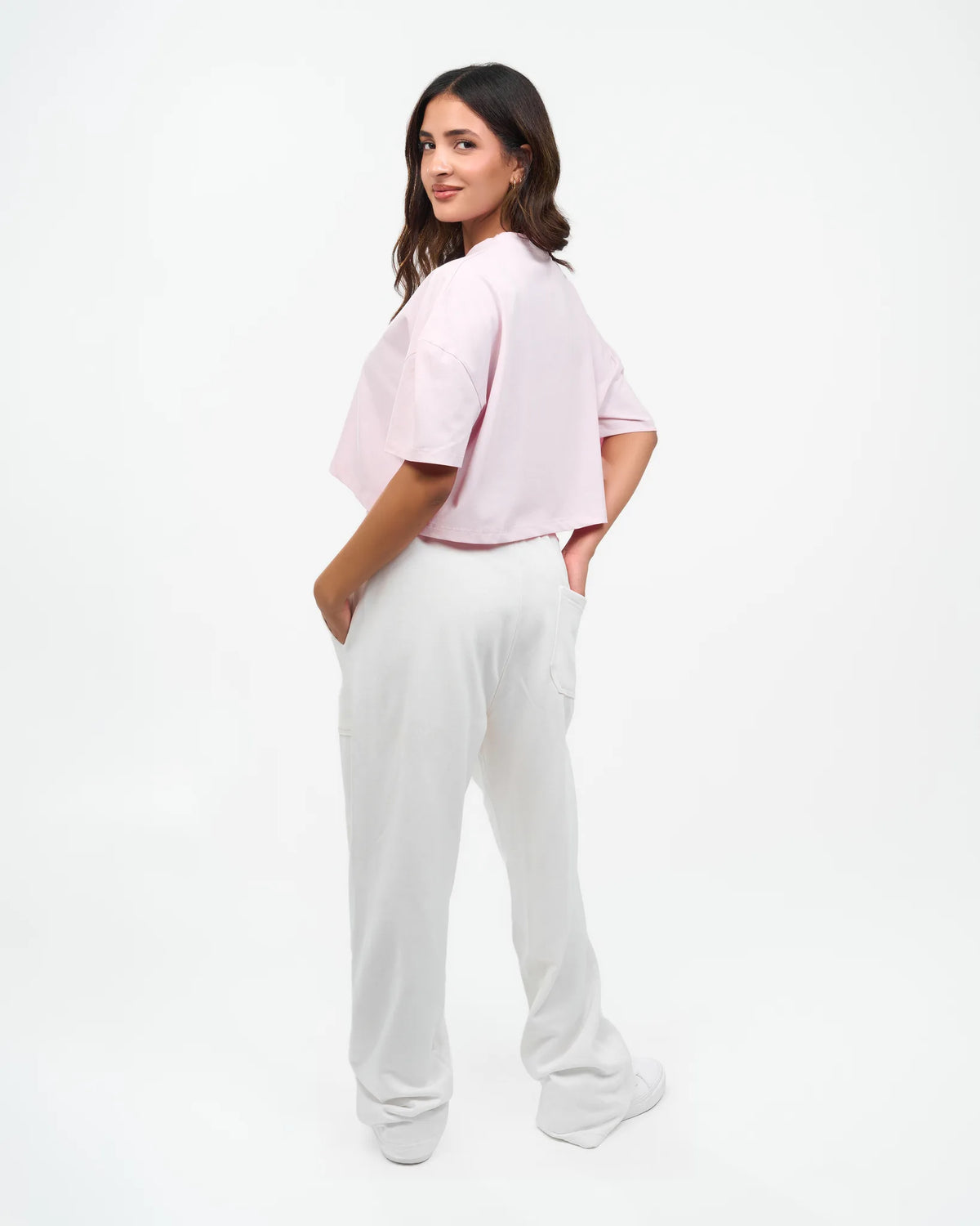 Blush Graphic Cropped T-Shirt detail view 3