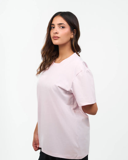 Blush Relaxed Crew-Neck T-Shirt alternate view