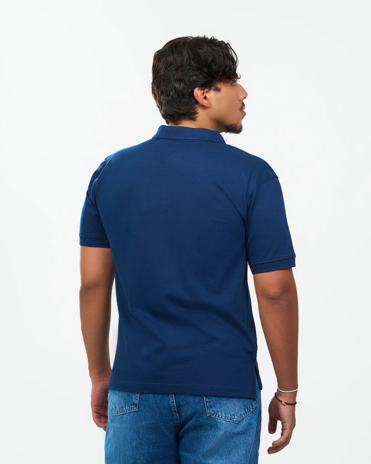 Navy Classic Polo Shirt detail view 4