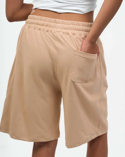 Sand Drawstring Bermuda Shorts detail view 3
