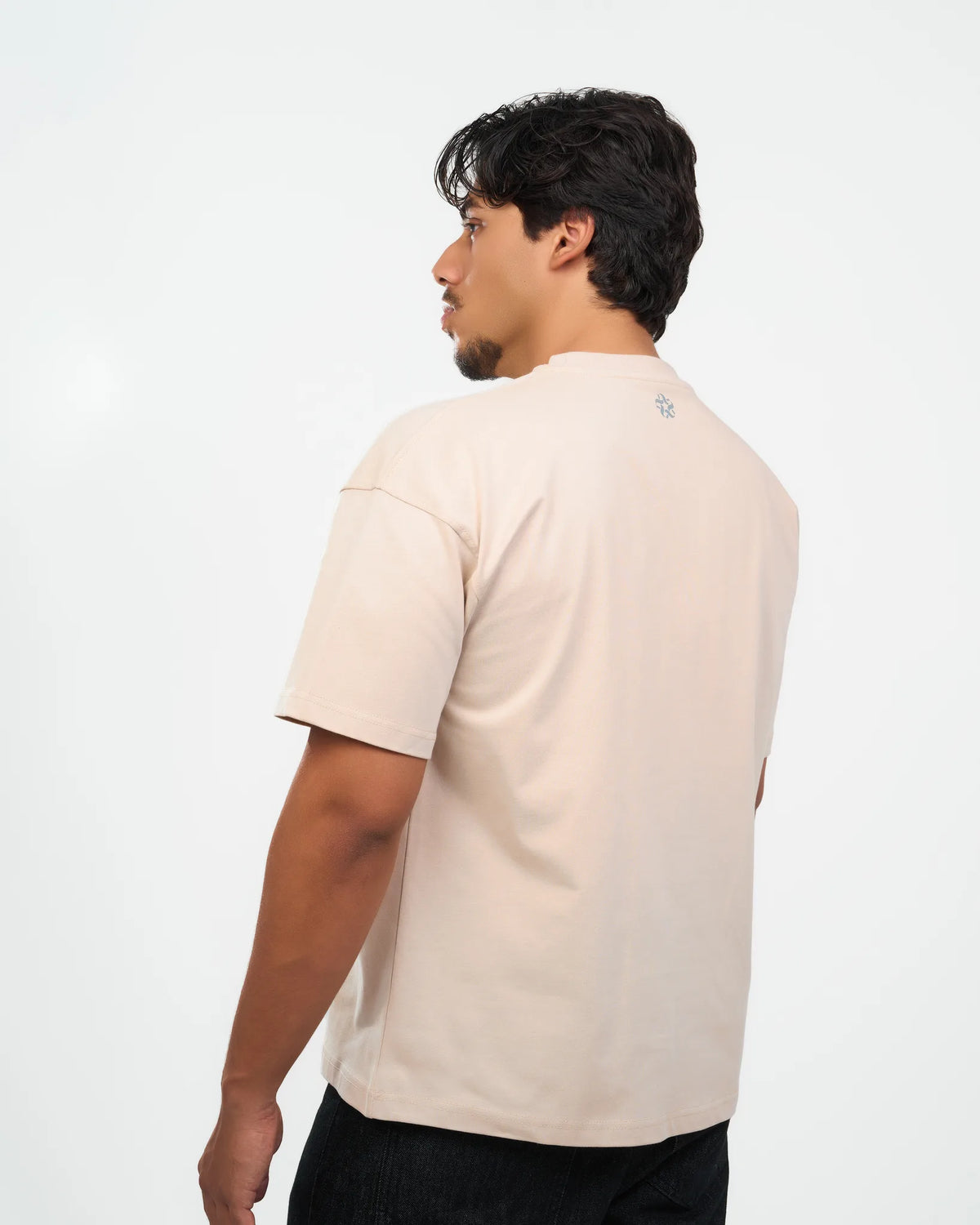 Sand Relaxed Crew-Neck T-Shirt