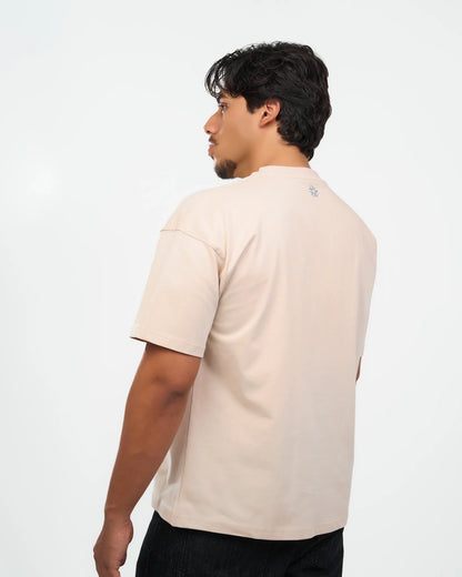 Sand Relaxed Crew-Neck T-Shirt