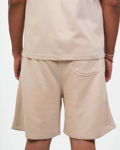 Sand Relaxed Drawstring Shorts
