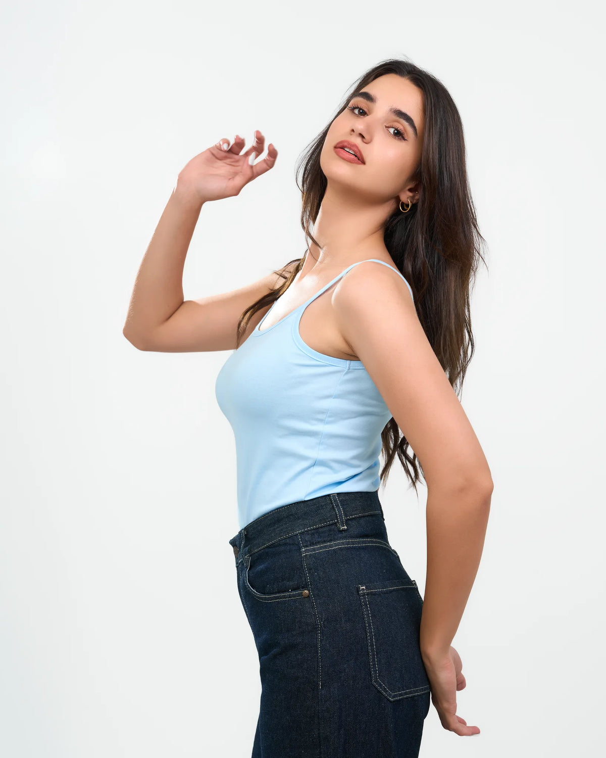 Sky Blue Camisole Tank Top