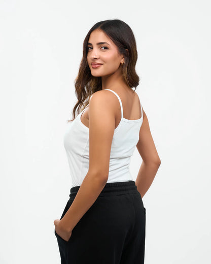 White Camisole Tank Top