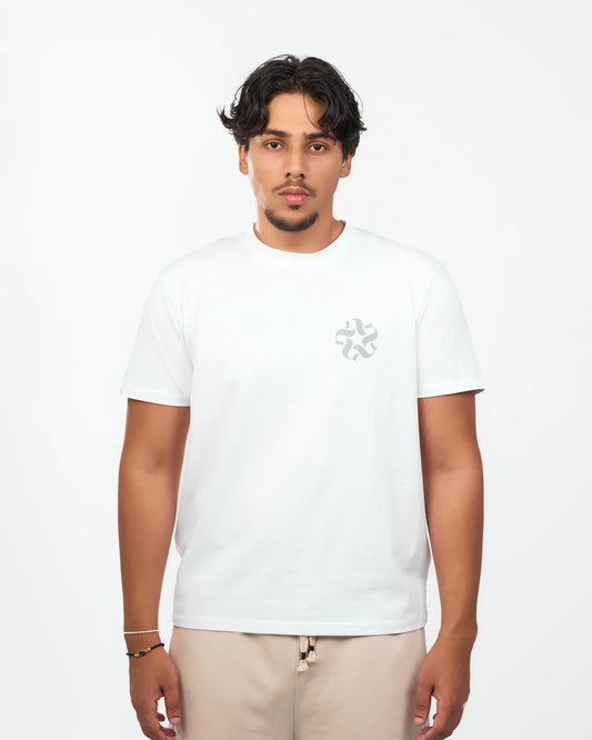 White Classic Emblem T-Shirt