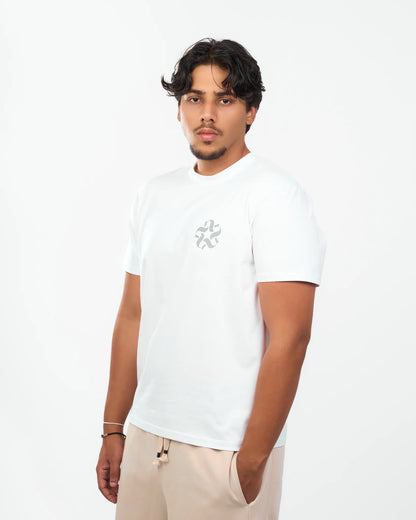 White Classic Emblem T-Shirt