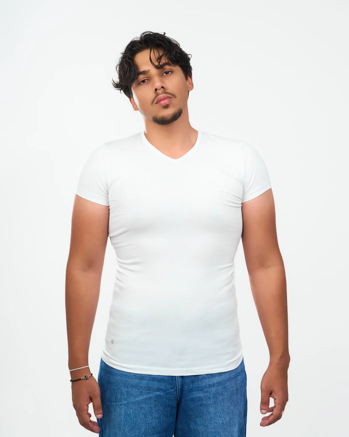 White Essential Fitted T-Shirt