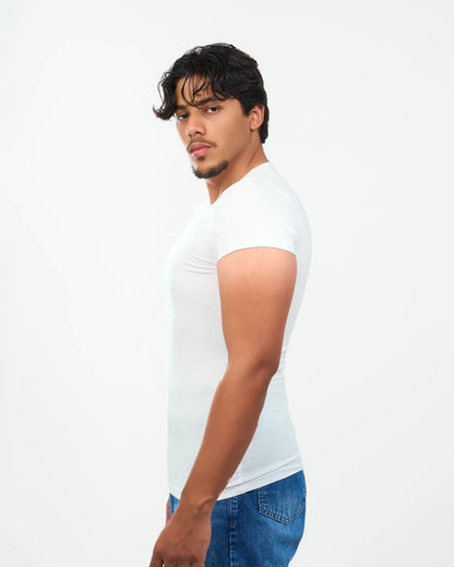 White Essential Fitted T-Shirt