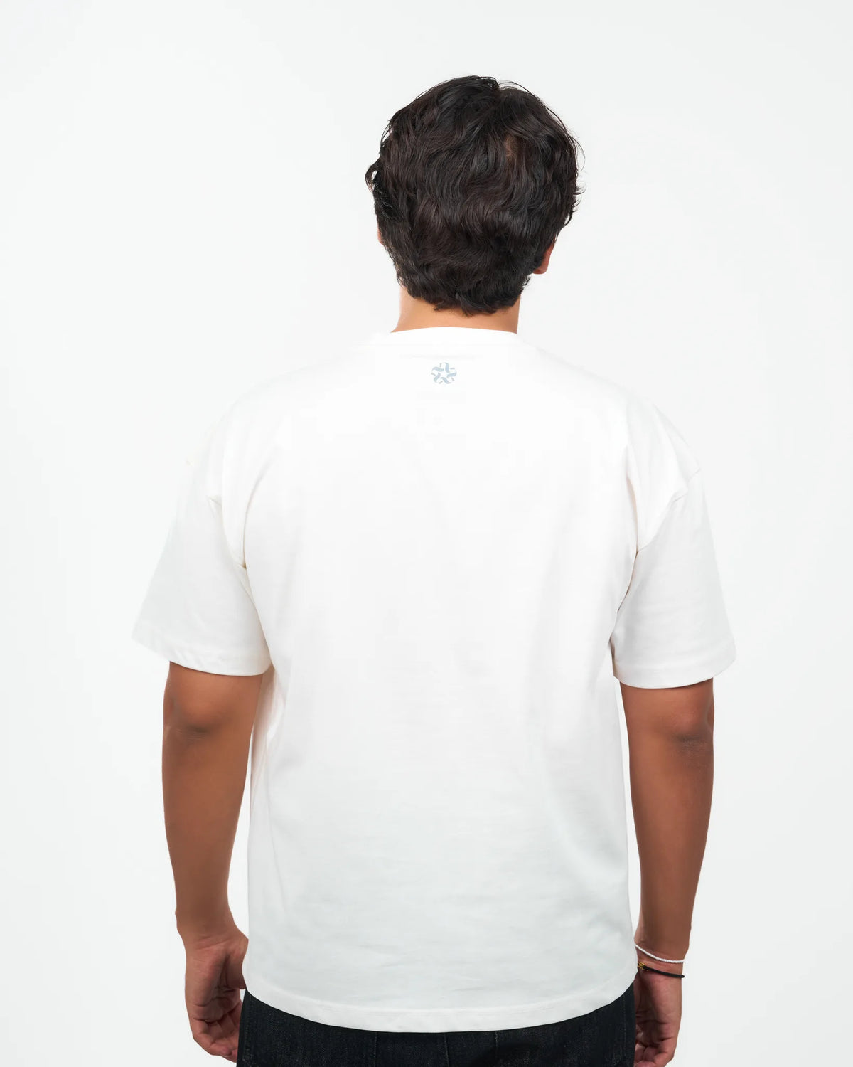 White Relaxed Crew-Neck T-Shirt